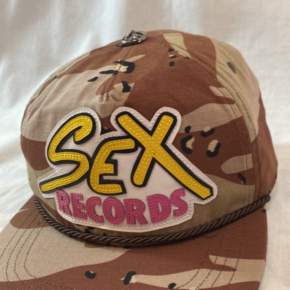 Chrome Hearts Other - Chrome Hearts Sex Records Strap Back Camo Hat